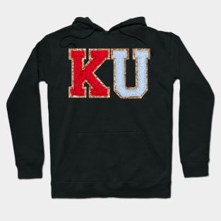 KU pats stickers Hoodie